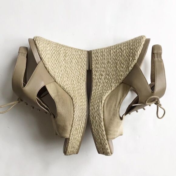 Cole Hann cut out lace up espadrilles size 7.5 - Picture 3 of 10